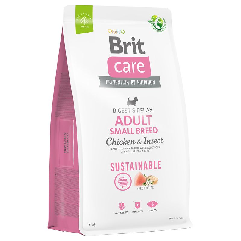 Brit Care Dog Sustainable Adult Small Breed Chicken & Insect