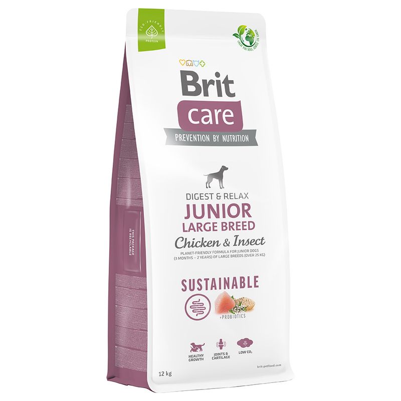 Brit Care Dog Sustainable Junior Large Breed Chicken & Insect