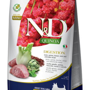 N&D Quinoa kutyáknak- Digestion- Bárány- Felnőtt- Mini