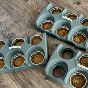 6 tálas kölyök etetőtál szett